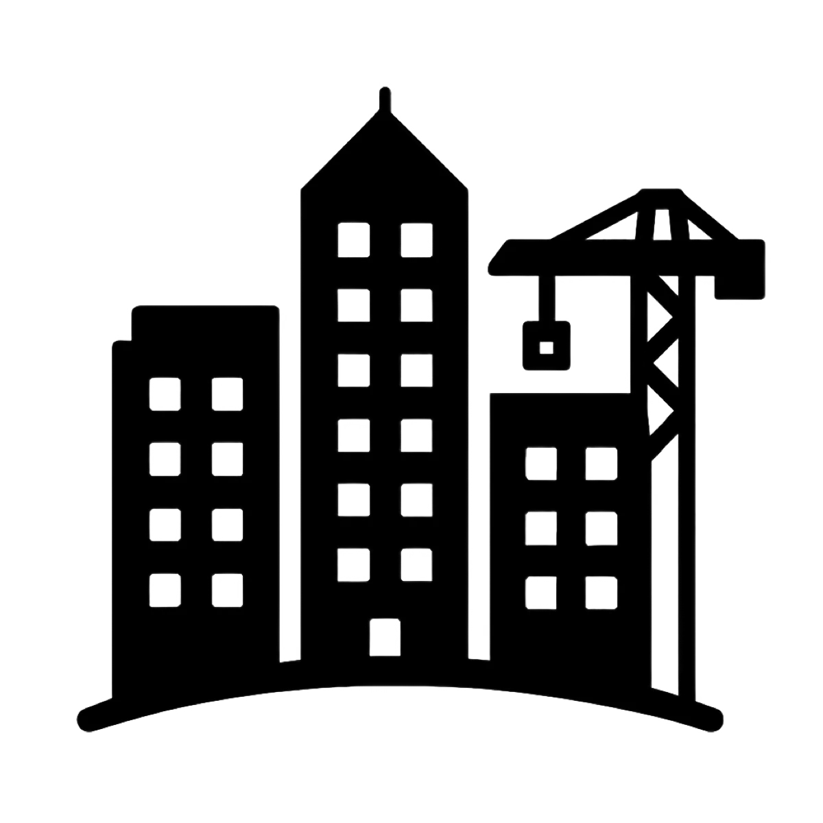 Smart City Planning Support Icon